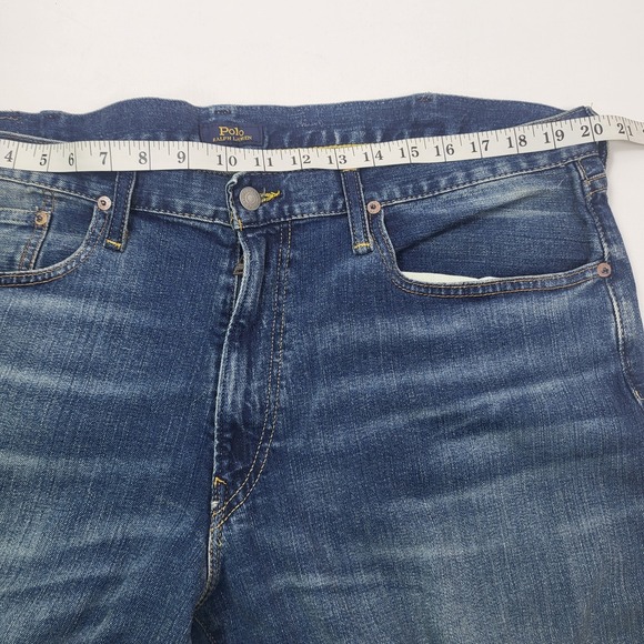 Polo Ralph Lauren Varick Slim Straight Dark Wash Men's Jeans Size  38x30 - Picture 5 of 12